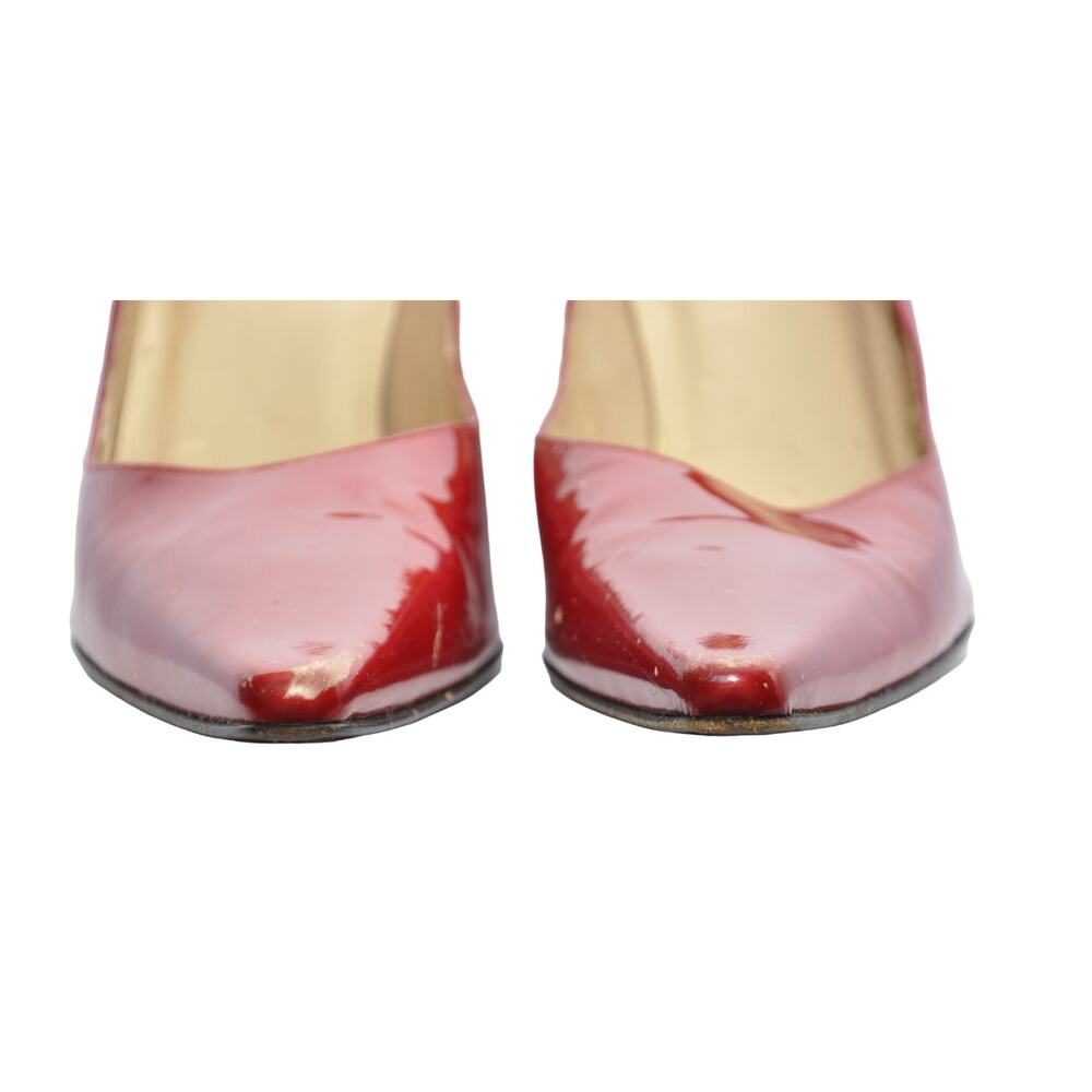 Stuart Weitzman Patent Leather Pointy Toe Pump He… - image 5